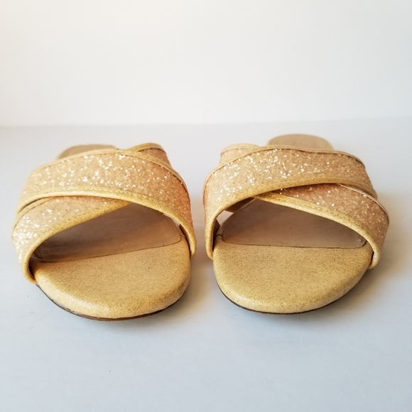 J.Crew | Cora Glitter Crisscross Slip-on Sandal - Picture 5 of 6